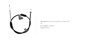 Imagen de CABLE FRENO TRAS IZQ A CAMPANA FIAT STRADA 2020. . .